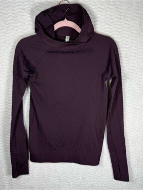 lululemon athletica Women's Hooded Long-Sleeve Top - Plum